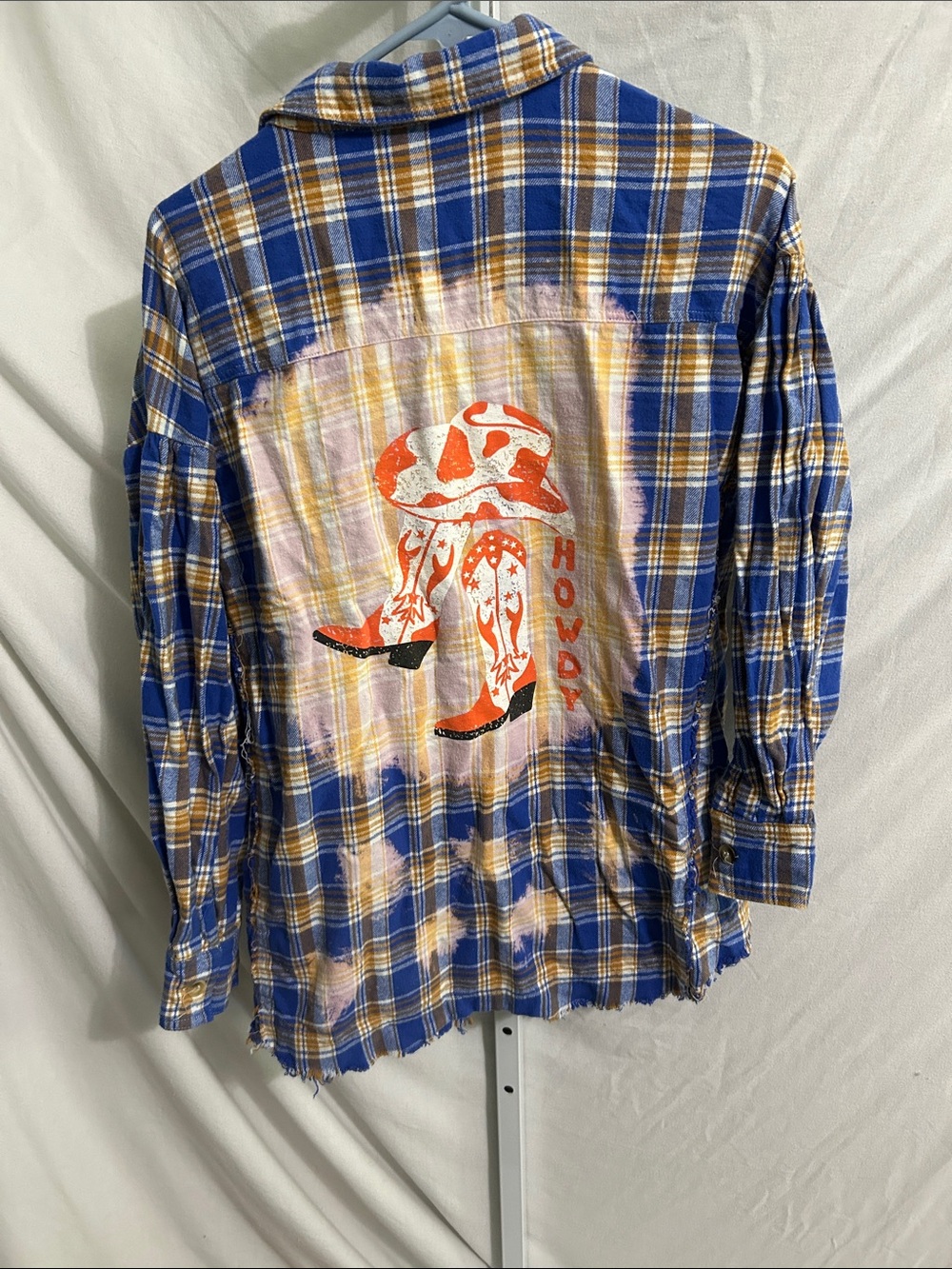 Blue b flannel